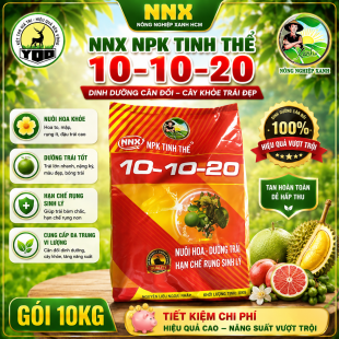 NNX-NPK TINH THỂ | 10-10-20 GÓI 10KG