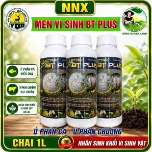 MEN VI SINH BT PLUS | Ủ PHÂN CÁ, PHÂN CHUỒNG – NHÂN SINH KHỐI VI SINH VẬT
