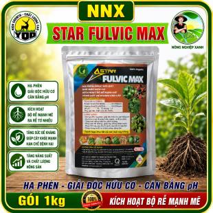 STAR FULVIC MAX | HẠ PHÈN – GIẢI ĐỘC HỮU CƠ  – KÍCH RỄ MẠNH MẼ