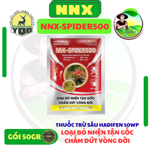 THUỐC TRỪ SÂU HADIFEN 50WP - NNX-SPIDER500