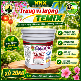 PHÂN BÓN TRUNG VI LƯỢNG TEMIX (XÔ 20KG)  
