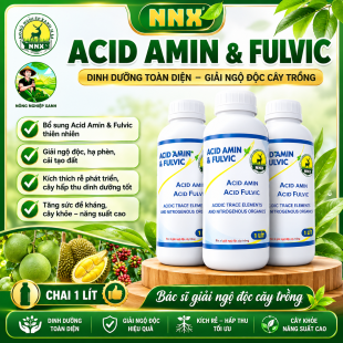 ACID AMIN & FULVIC | DINH DƯỠNG TOÀN DIỆN – GIẢI NGỘ ĐỘC CÂY TRỒNG