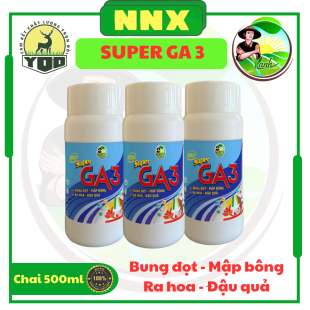 SUPER GA3 - BUNG ĐỌT MẬP BÔNG, RA HOA ĐẬU QUẢ